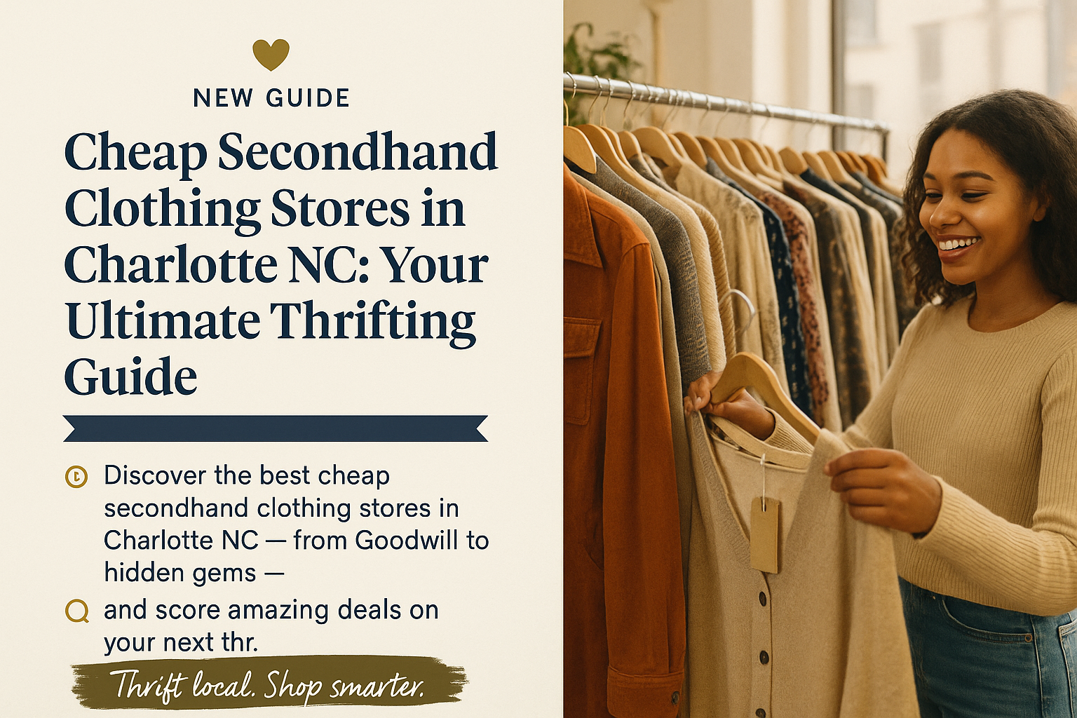 Cheap Secondhand Clothing Stores in Charlotte NC: Your Ultimate Thrifting Guide