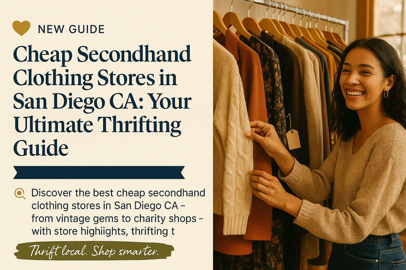 Cheap Secondhand Clothing Stores in San Diego CA: Your Ultimate Thrifting Guide