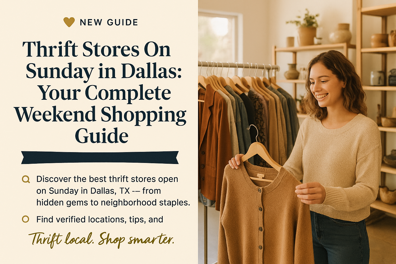 Thrift Stores Open on Sunday in Dallas: Your Complete Weekend Shopping Guide
