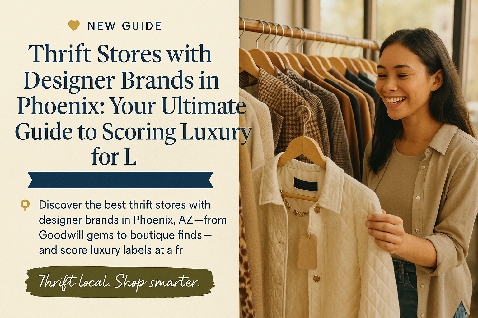 Thrift Stores with Designer Brands in Phoenix: Your Ultimate Guide to Scoring Luxury for Less